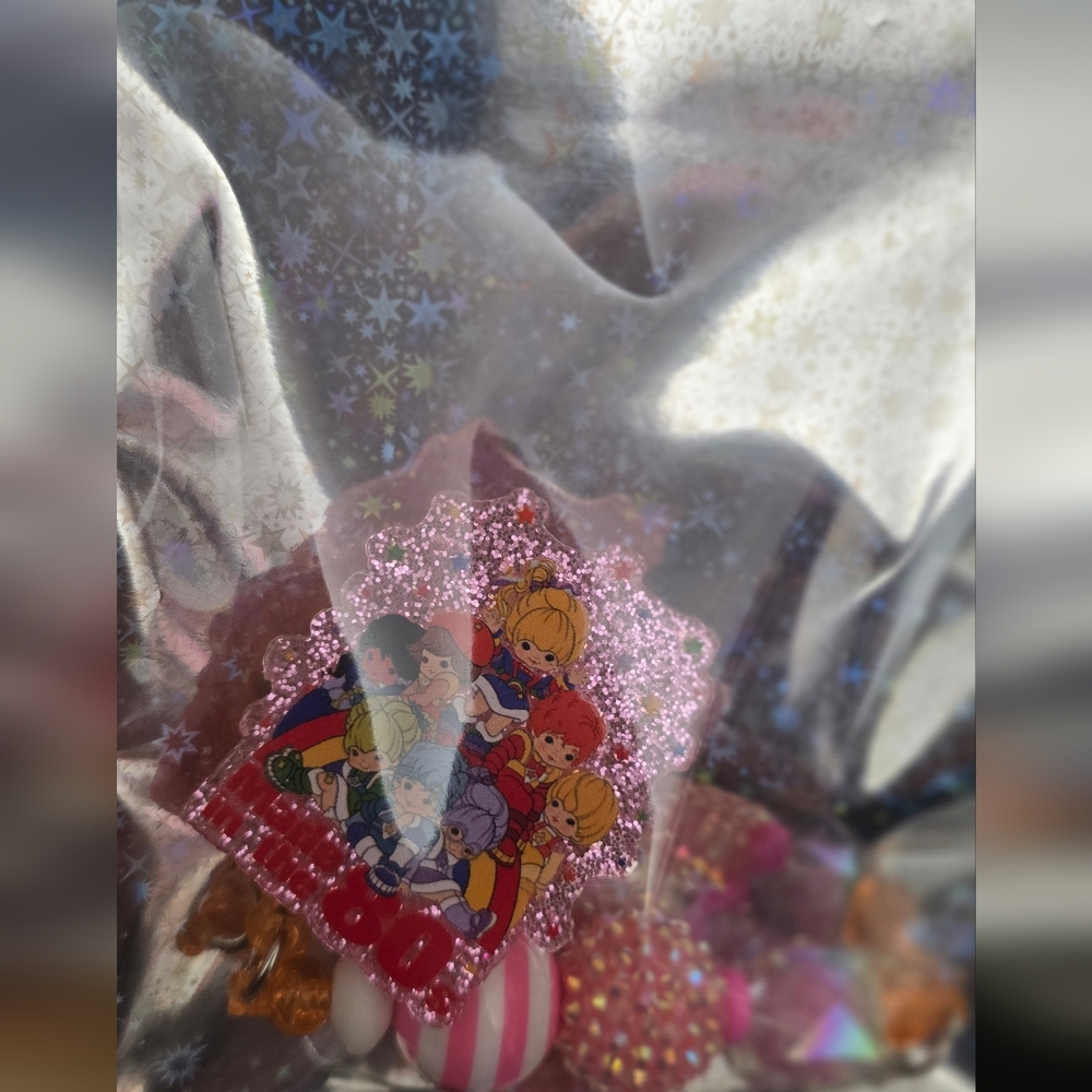 Born In The 80s/rainbow Brite Badge Reel